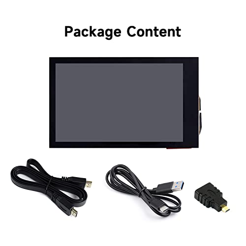 3.5Inch Ips Capacitive Touch Lcd Display, Compatible With Raspberry Pi 5/4B/3B/Zero/Zero W/Zero 2W/Pico/Pico W/Pico Wh, 480×800, Adjustable Brightness