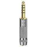 Geekria 4.4mm Male to 3.5mm Balanced Female Headphones Adapter for 3.5mm 4-Pole Cable Connected to Balanced 4.4mm Player Device, Aluminum Alloy Conversion Audio Plug, Gold Plated Adapter