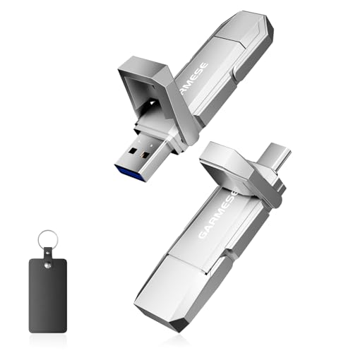 256Gb Usb C Ssd Flash Drive Up To 450Mb/S Usb 3.2 Solid State Thumb Drive Type-A + Type-C 2-In-1 Flash Drive Memory Stick Data Storage Compatible With Smartphone Tablet Computer Game Console