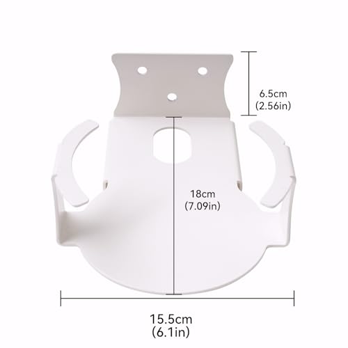 Metal Wall Mount Compatible With Tp-Link Deco Be75/Be85/Be95 Mesh Wifi 7 Router Space Saving Bracket Cable Management Holder Tri-Band Whole Home Mesh (One Pack)