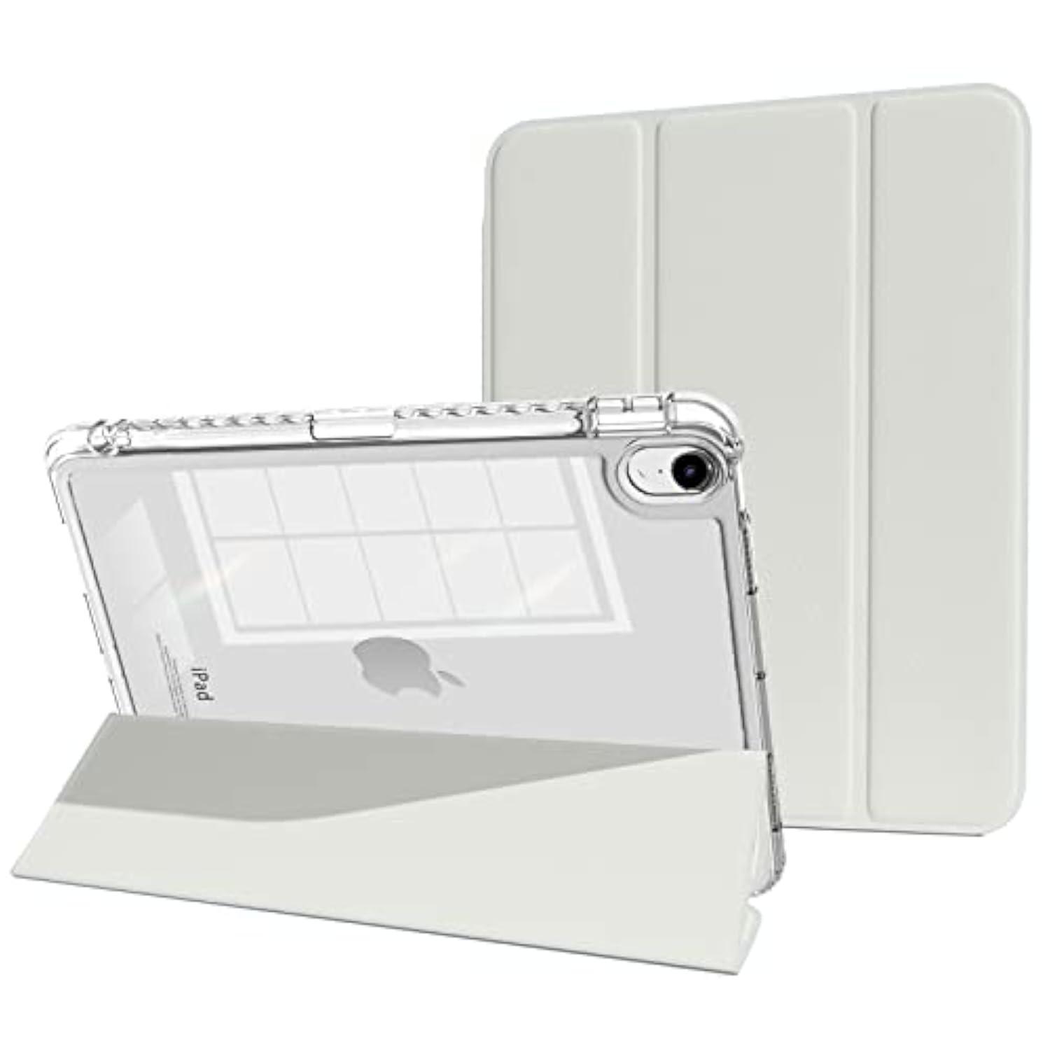 For Ipad Air 5Th Generation Case 2022 With Pencil Holder, Air 4Th Generation C
