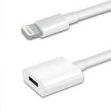 Lightning Extension Cable For Iphone Ipad, 6Ft [Mfi Certified] Iphone Charger Extension Cable Male To Female Connector, Lightning Cable Extender Support Charge+Audio+Video+Data Transfer