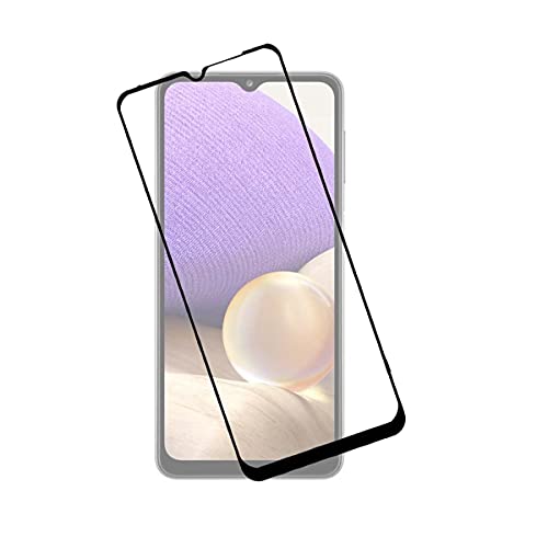 [2 Pack for  Galaxy A32 5G SM-A325 SM-A326 A326B A326U 6.5inch Bubble Free Tempered Glass Screen Protector Anti-Scratch Film Black