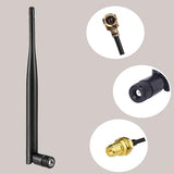 Rp-Sma Dual Band Wifi Antenna 6Dbi 2.4Ghz 5.8Ghz, 6Dbi Antenna For Wireless Ip Camera, Vehicles, Wifi Routers, Drones