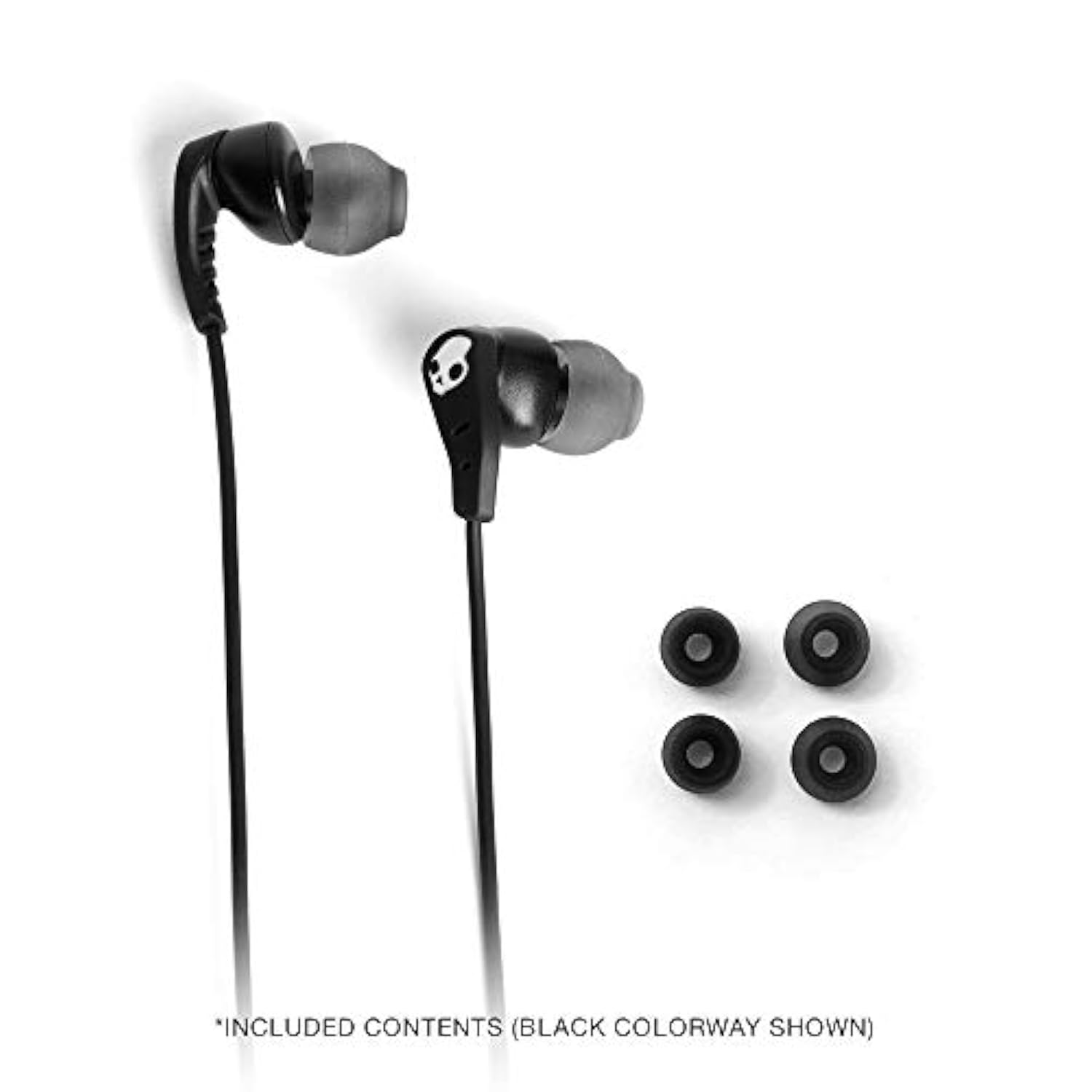 Skullcandy Set USB-C Wired Earbuds with Noise Isolating Fit, Built-In Microphone Call and Track Control for iPhone Android, Ear Gel Sizes Included for Custom Fit - True Black