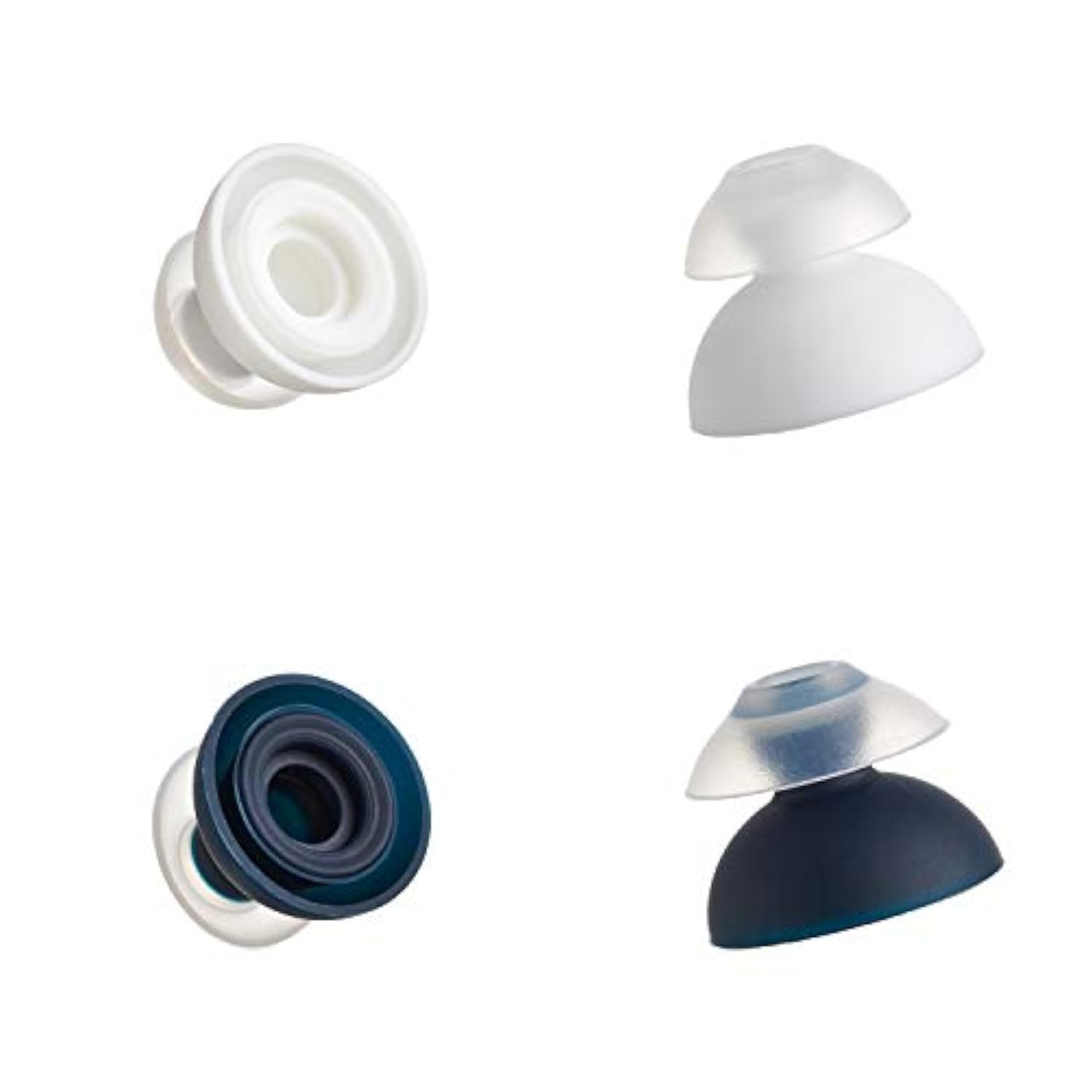 Cp220 – Patented Silicone Eartips For Replacement (2 Pairs) (4.4 Mm Nozzle Dia.)