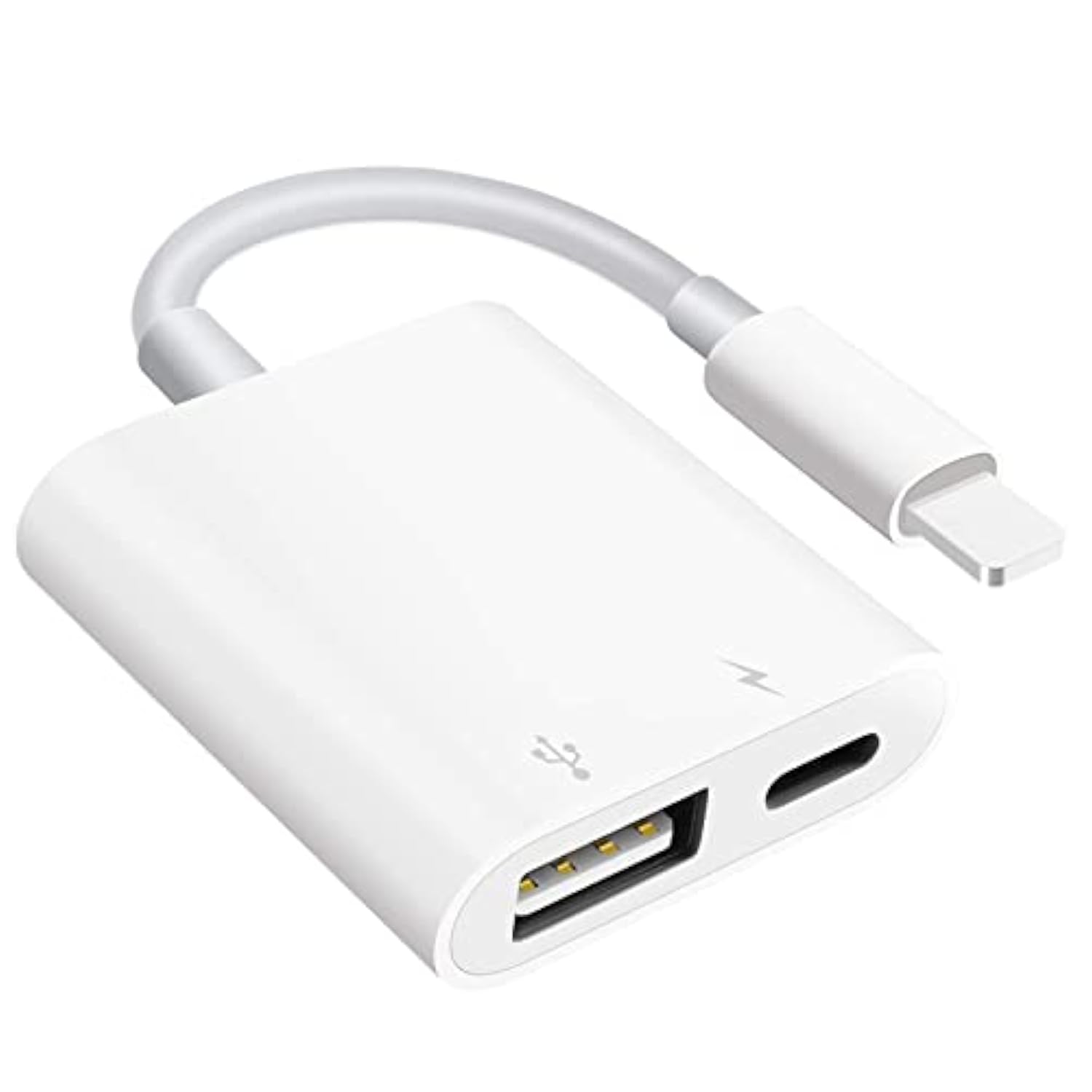 Usb Camera Adapter With Charging Port, Portable Usb Female Otg Adapter Suitable For Iphone Ipad, Plug And Play Usb Adapter For Ipad Support Card Reader