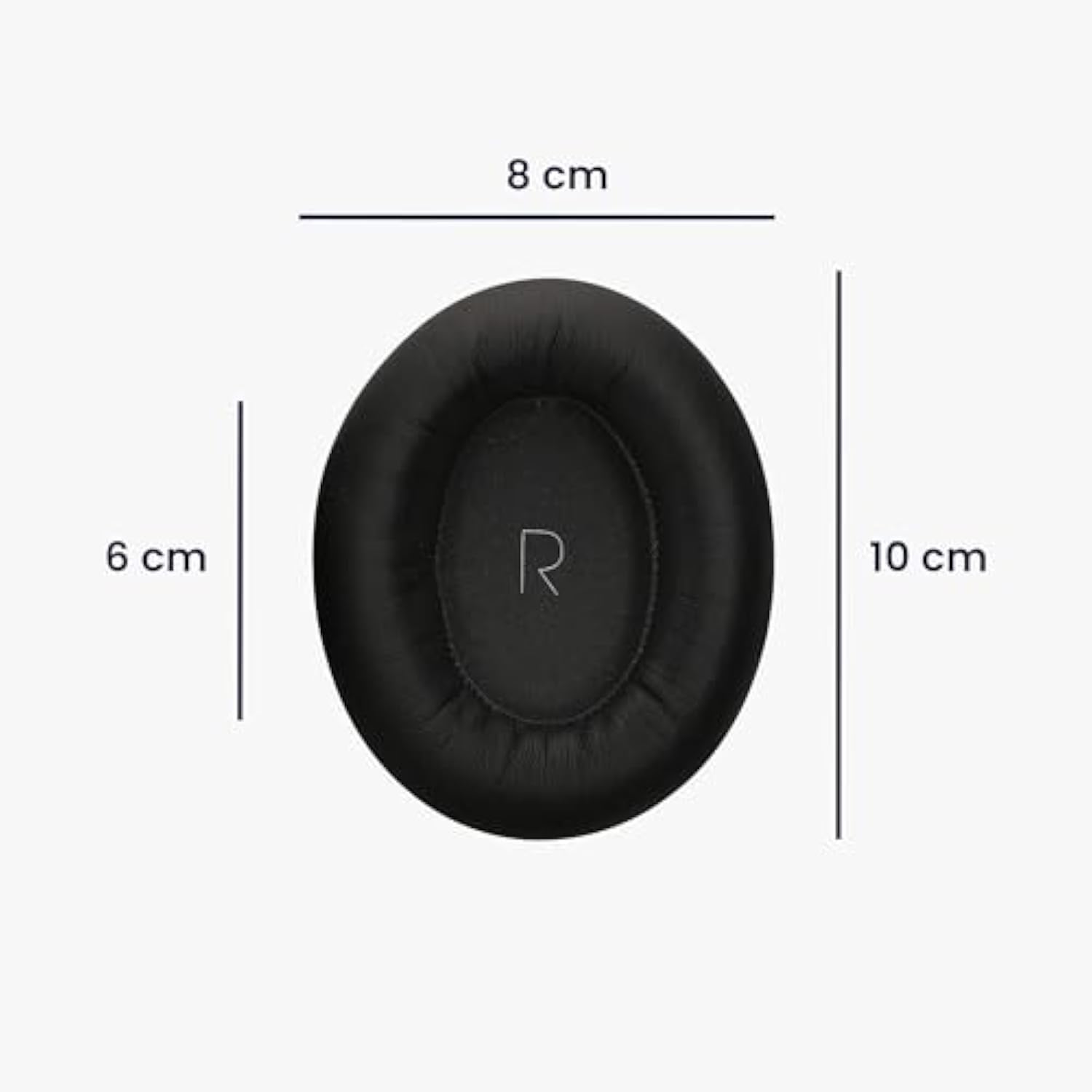 kwmobile Ear Pads Compatible with JBL Tour One Earpads - 2X Replacement for Headphones - Black