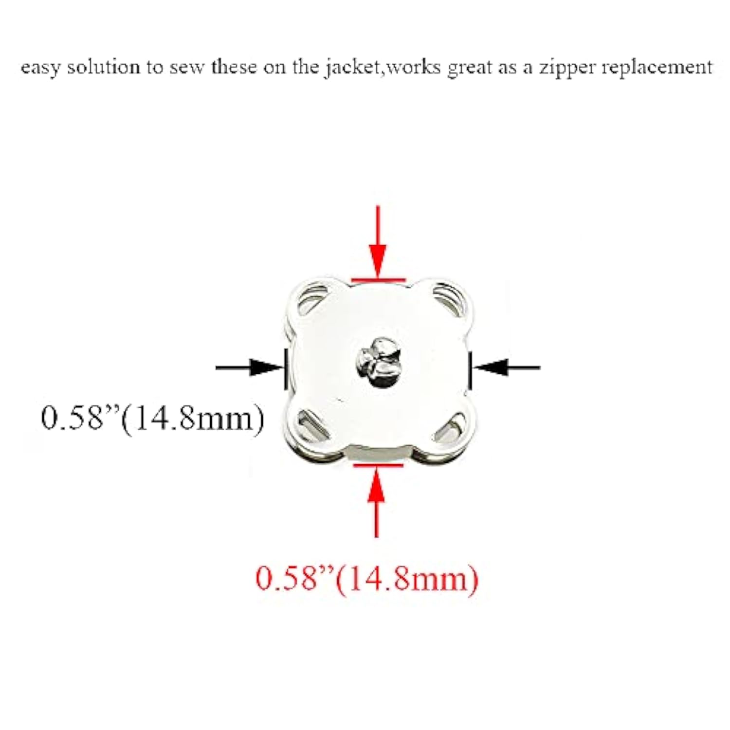 14.8Mm Length Magnetic Buttons Close Effortlessly Strong Bond Manageab