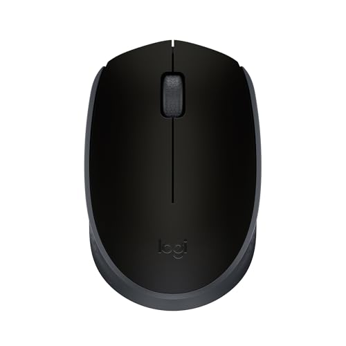 M170 Wireless Mouse For Pc, Mac, Laptop, 2.4 Ghz With Usb Mini Receiver, Optical Tracking, 12-Months Battery Life, Ambidextrous - Grey
