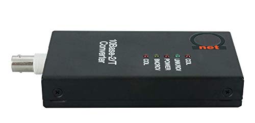 10Baset Rj45 Utp To 10Base2 Thinnet Coax Bnc Media Converter | Ethernet Adapter 10Base-T/2