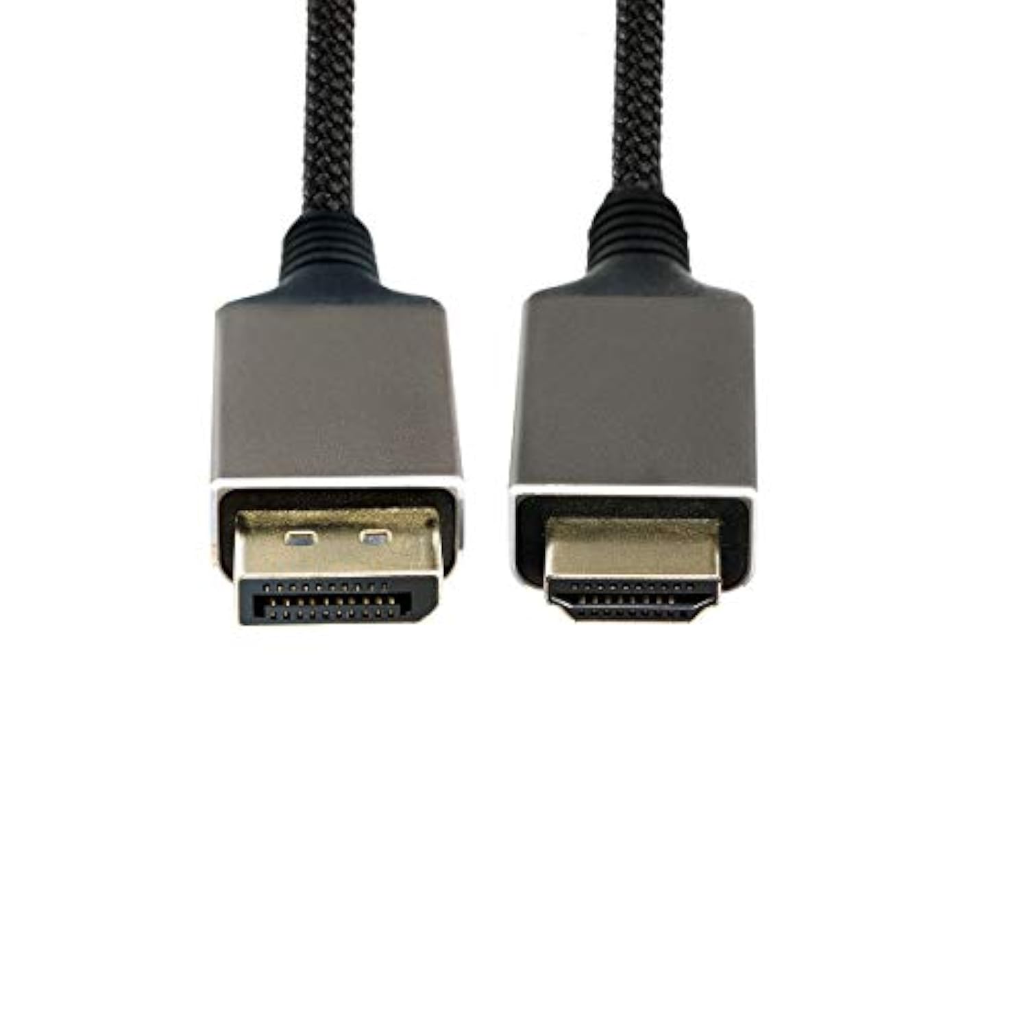 Displayport To Hdmi Cable, Nylon Braided Uni-Directional 4K Uhd Hd High-Speed