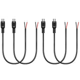 4 Pack Rca Female To Speaker Wire, Rca Female Plug Adapter Connector To Bare W