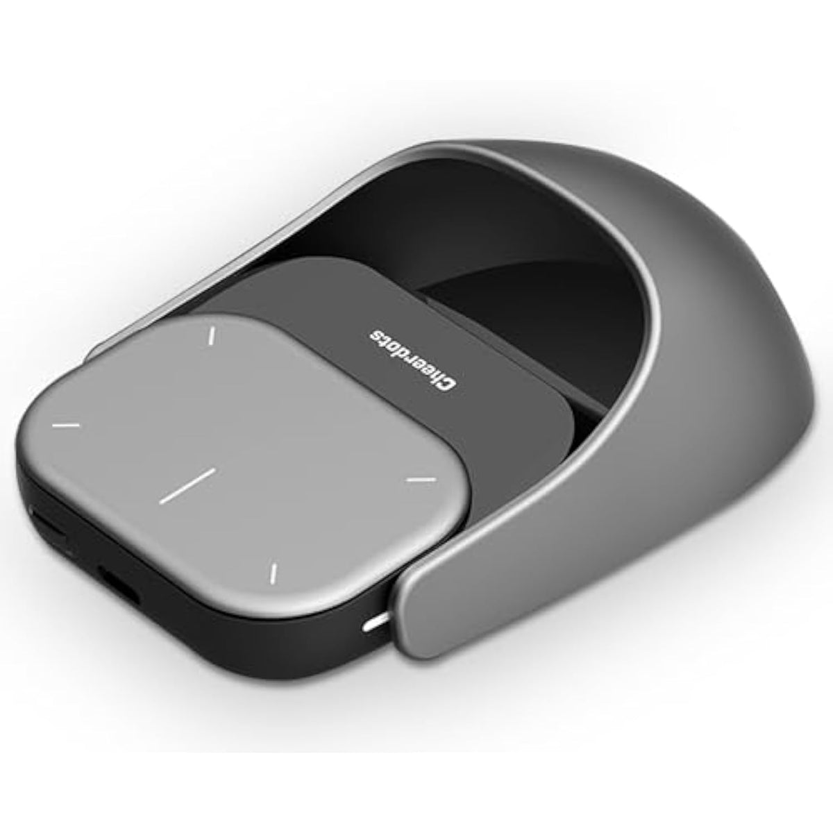 2025 New Wireless Mouse - 3 In 1 Detachable Computer Mouse, Presenter Presentation Pointers Remote With Laser, Ultra-Lightweight, Compatible With Pc/Mac/Laptop (No Chatgpt, No Recording, Silver)