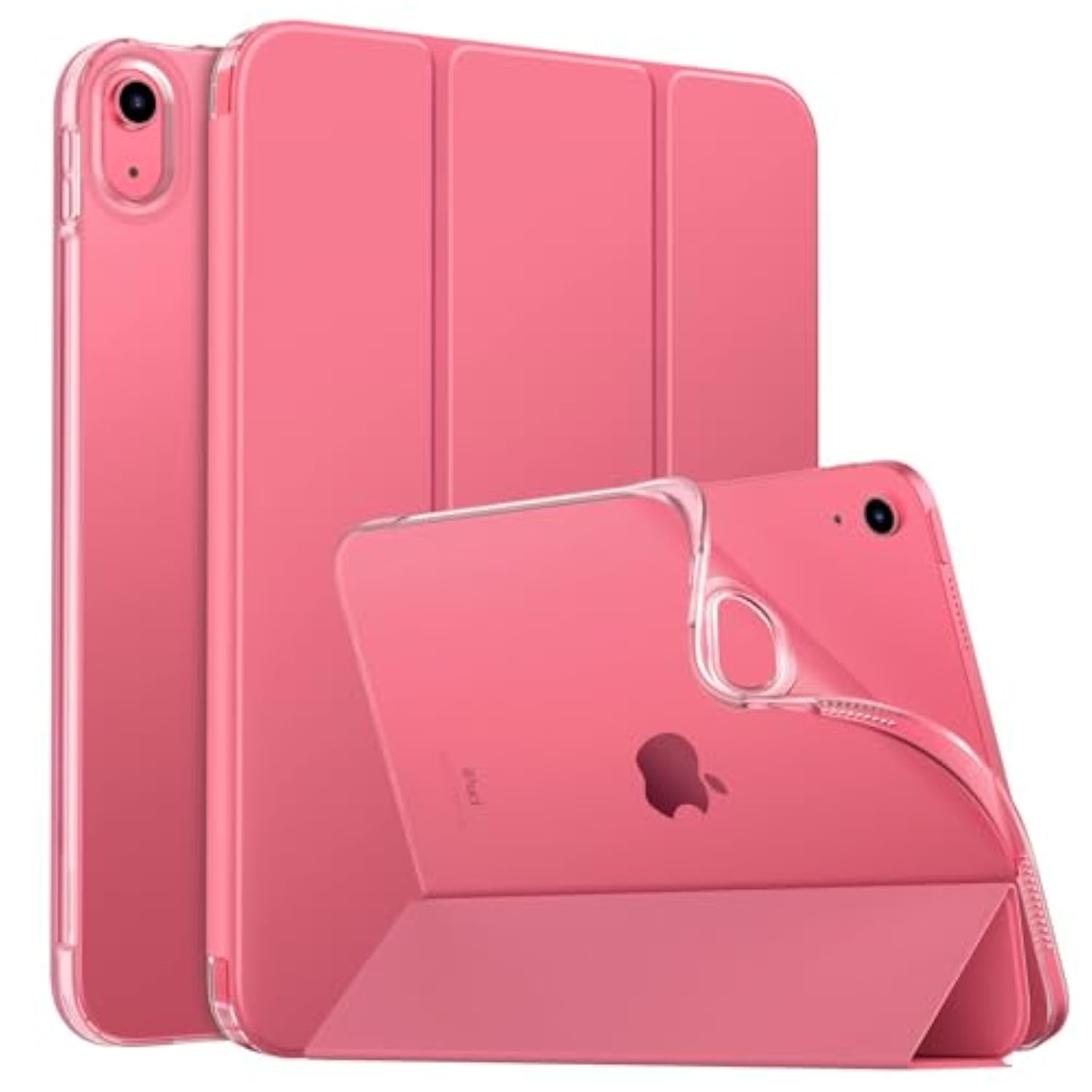 Moko Case For New (A16) 11Th Generation 2025/ 10Th Generation 2022, 11 Inch/ 10.9 Inch Case With Soft Tpu Translucent Frosted Back Cover, Auto Wake/Sleep, Support Touch Id, Watermelon