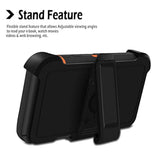 11 Pro Max Defender Case, Protective Defender Shockproof Hybrid Case Dual Layer Design Hard Cover Compatible With Iphone 11 Pro Max (Clip+Camo Orange)