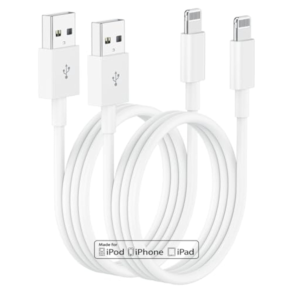 3Ft Iphone Charger, [ Apple Certified ] Apple Charging Cord, 3 Feet Original Lightning To Usb Cable, 3 Foot Iphone Charging Cable For Iphone 14 Pro Max/14/13 Pro/13/12 Mini/11/Xs/Xr/8/7/6S/5/Se,Ipad