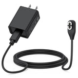 Fast Wall Charger For Shokz Charging Cable, Magnetic Usb Charger Cord Compatible For Aftershokz Aeropex As800, Shokz Openrun, Opencomm Bone Conduction Headphones (Wall Adapter+Cable)