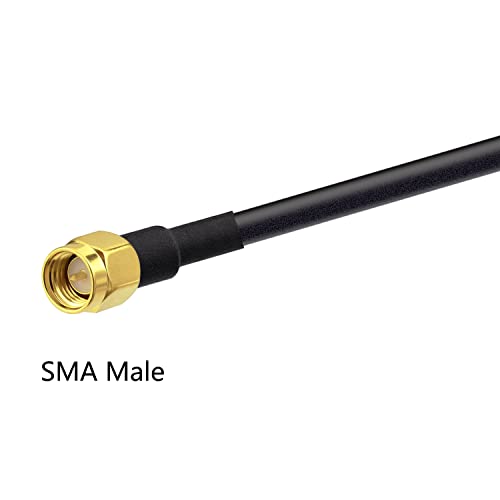 Sma Male To Sma Male Pigtail Cable Wlan Antenna Cable Rg58 6.5Ft/2M For Wifi Wireless Network 2G 3G 4G Antenna Router Gsm Bluetooth Wlan Lan