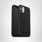 OtterBox iPhone 11 (Non-Retail/Ships in Polybag) Symmetry Series Case - Non-Retail/Ships in Polybag - Black, Ultra-Sleek, Wireless Charging Compatible, Raised Edges Protect Camera & Screen