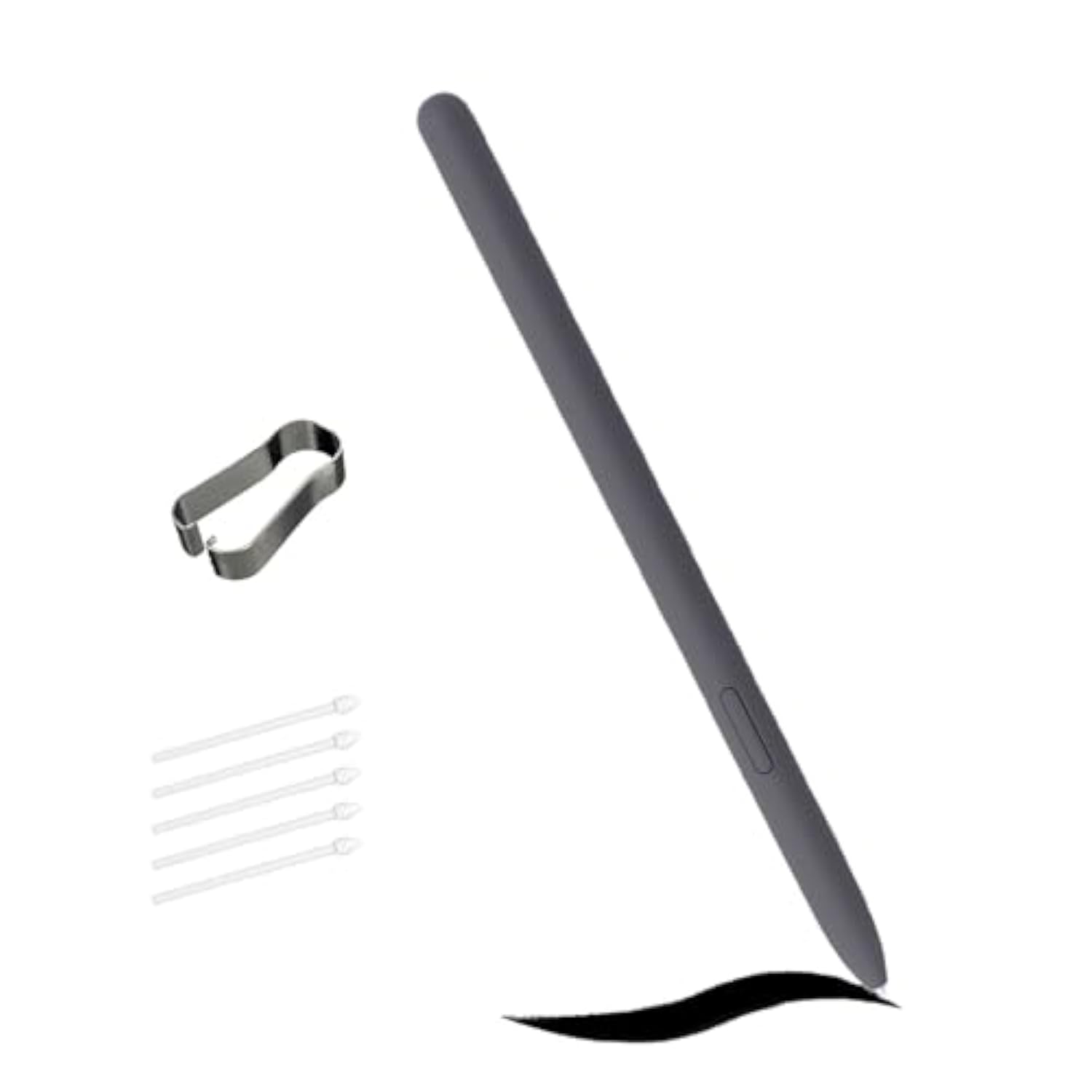 Grey Galaxy Tab S9 Fe S Pen For Samsung Galaxy Tab S9 Fe Stylus Pen Replacement + Free 5 Tips For Samsung Galaxy Tab S9 Fe Stylus S Pen