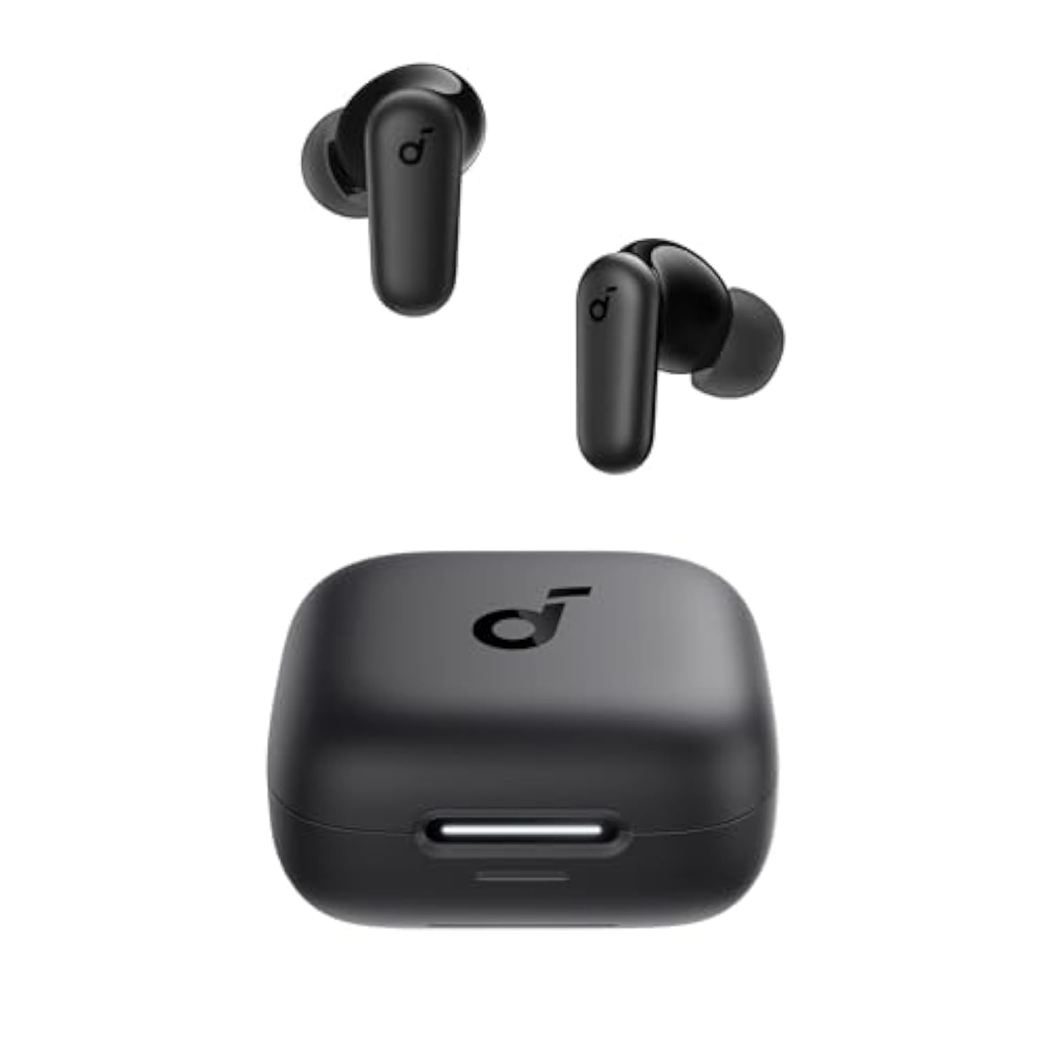 P30i Noise Cancelling Earbuds, 45H Playtime, Bluetooth 5.4, IP54, Black