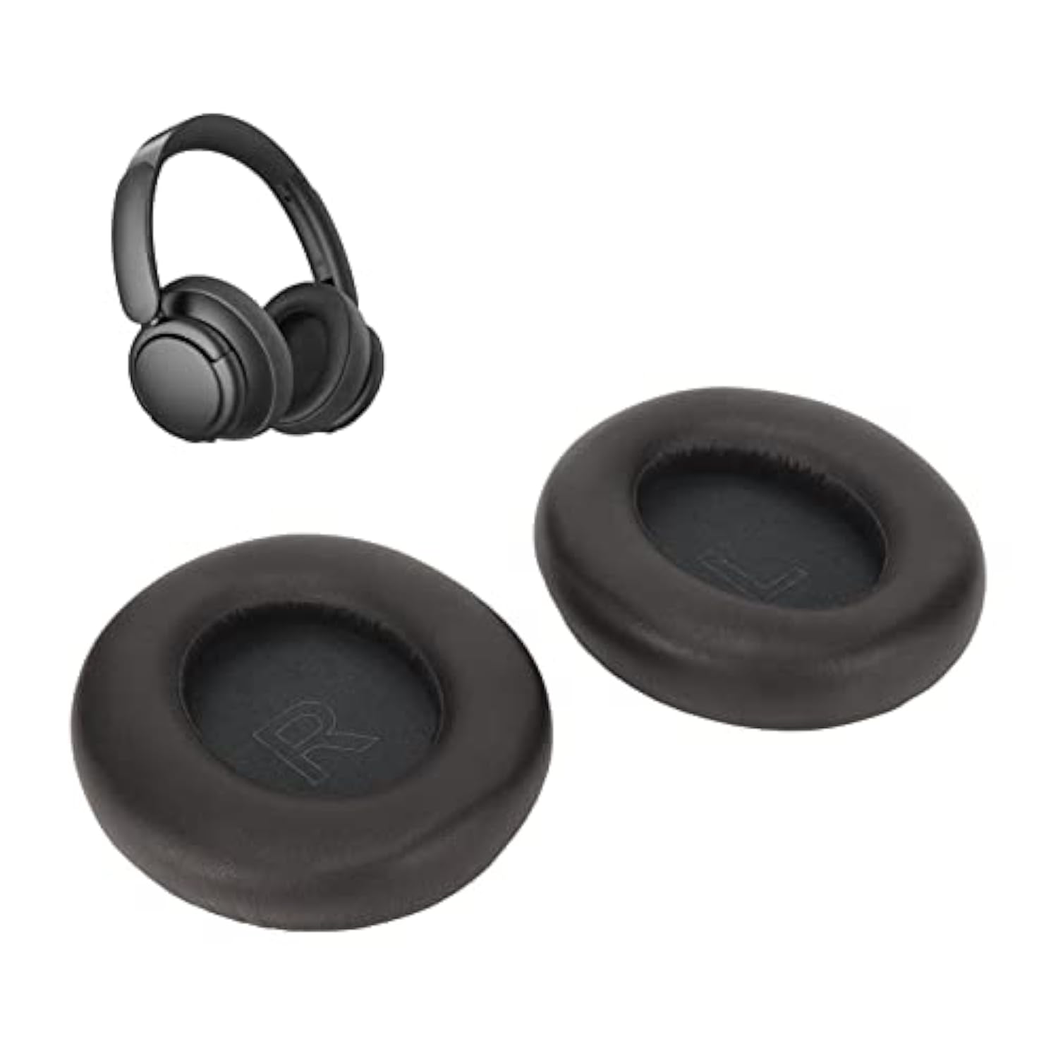 Headphone Ear Pads, For Anker Soundcore Life Q30 Q35 Headphones Round Replacement Memory Foam Earpads Sponge Ear Cushion