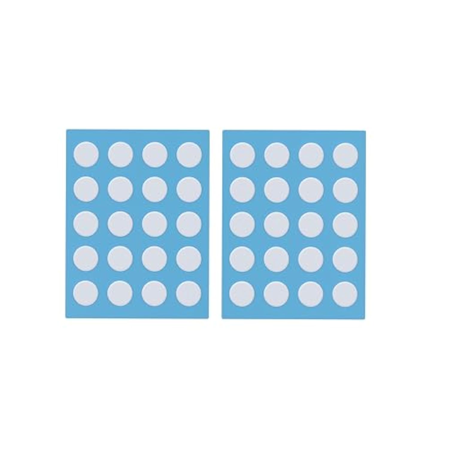 PWNAGE SmoothGlide Universal Dot PTFE Rounded Replacement Mouse Skates Feet for All Mice, Ultra-Smooth and Durable, 3M Adhesive, Gaming Mouse 40 Pieces Round Dots White DIY