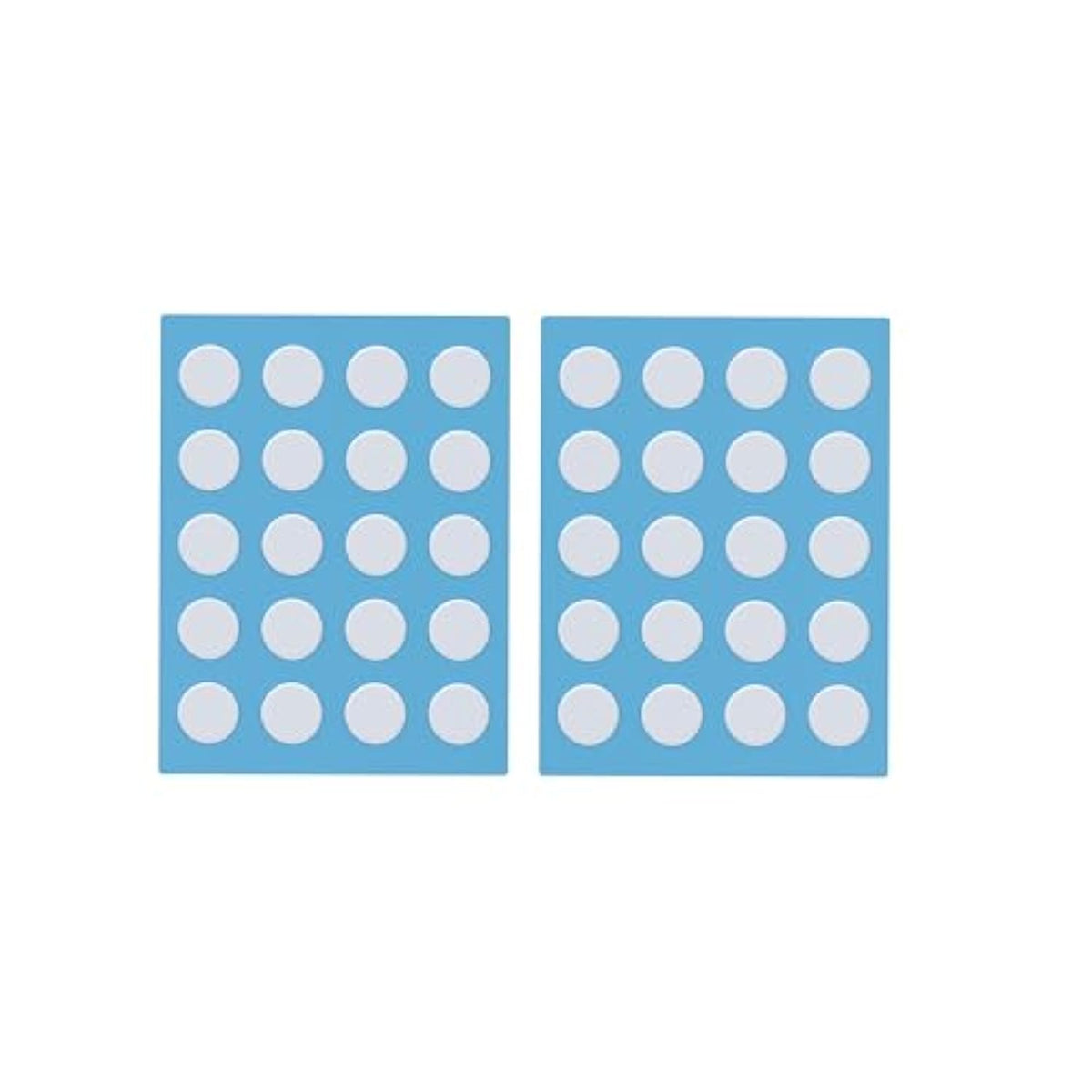 PWNAGE SmoothGlide Universal Dot PTFE Rounded Replacement Mouse Skates Feet for All Mice, Ultra-Smooth and Durable, 3M Adhesive, Gaming Mouse 40 Pieces Round Dots White DIY