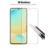 (3+3) For Samsung Galaxy S24 Fe 5G (3 Pack) Tempered Glass Screen Protector And (3 Pack) Camera Lens Protector, 9H Hardness, 2.5D, Anti Scratch, Hd Clear