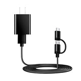 Micro Usb C Fast Wall Charger Charging Cable Cord Compatible With For Blueparrott S650-Xt S450-Xt S350-Xt B550-Xt B450-Xt B350-Xt S450-Xt B250-Xts C300-Xtms C400-Xt M300-Xt Bluetooth Headset & More