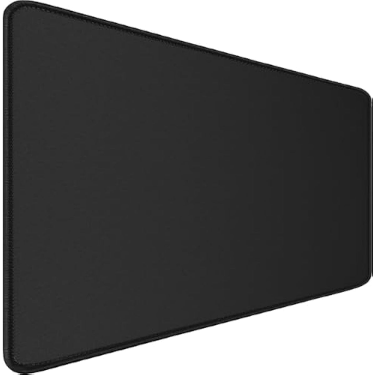 Large Gaming Mouse Pad, 31.5X15.7 In Extended Desk Pad With Stitched Edges, Premium Microfiber Cloth Surface Waterproof Non-Slip Stable Rubber Base Keyboard Mat For Office Home Gaming, Black