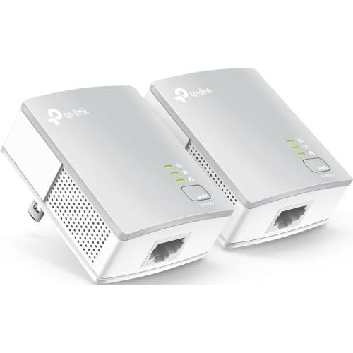 Av600 Powerline Ethernet Adapter Kit - Gigabit Port, Plug Pair &Play, Power Saving, Nano Sized Powerline Network Adapter (Tl-Pa4010 Kit)