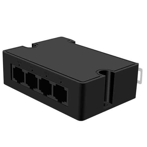 Poe40E 4-Port Gigabit Poe Extender With 3 Poe Output Ports, Ieee 802.3Af/At Compatible, 90W Input Power, Wall & Rail Mount, Plug And Play (Poe40E-1000Mbps-90W)