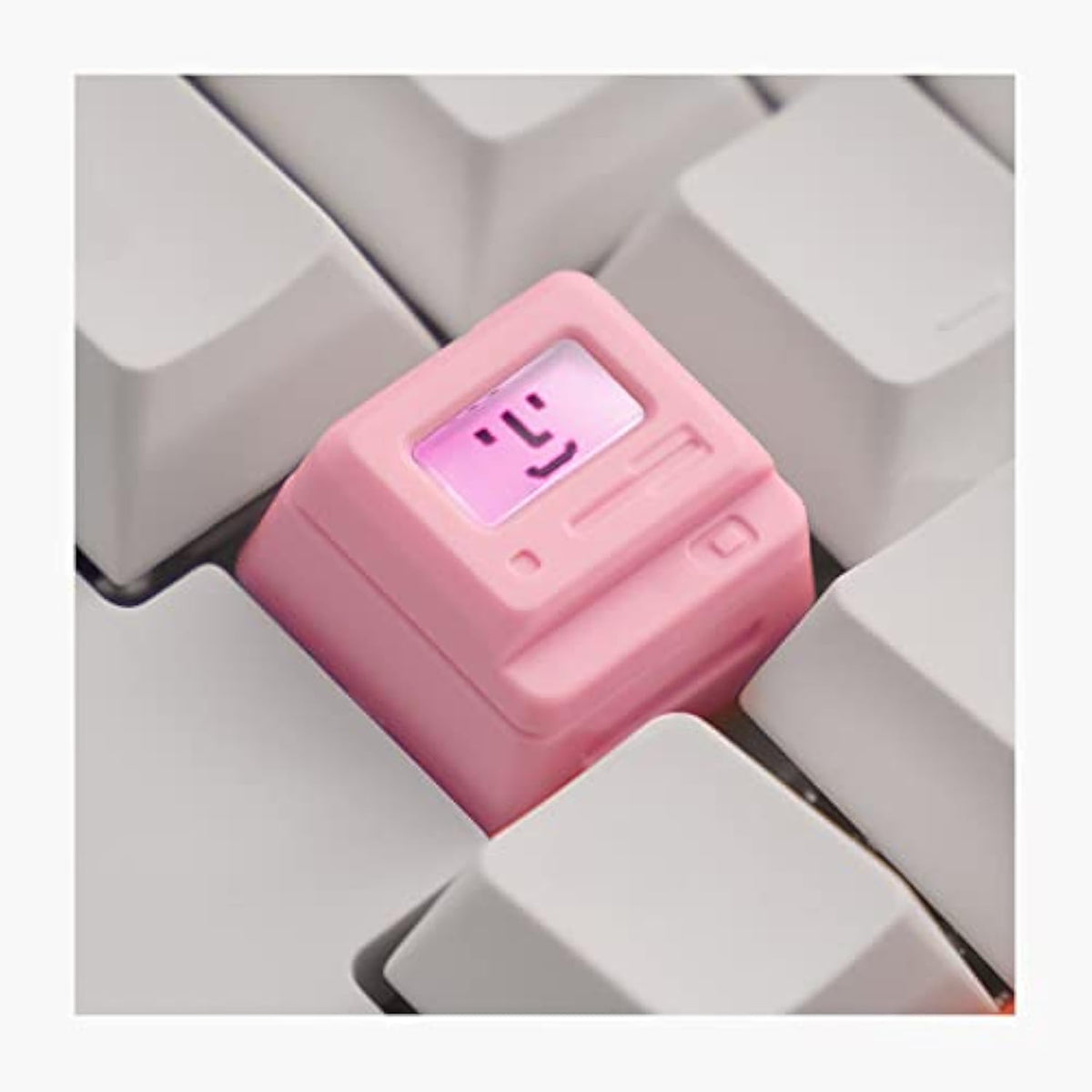 Custom Cute Keycaps - 3 In 1 Light Transmission Keycaps - Classic Retro Mechan