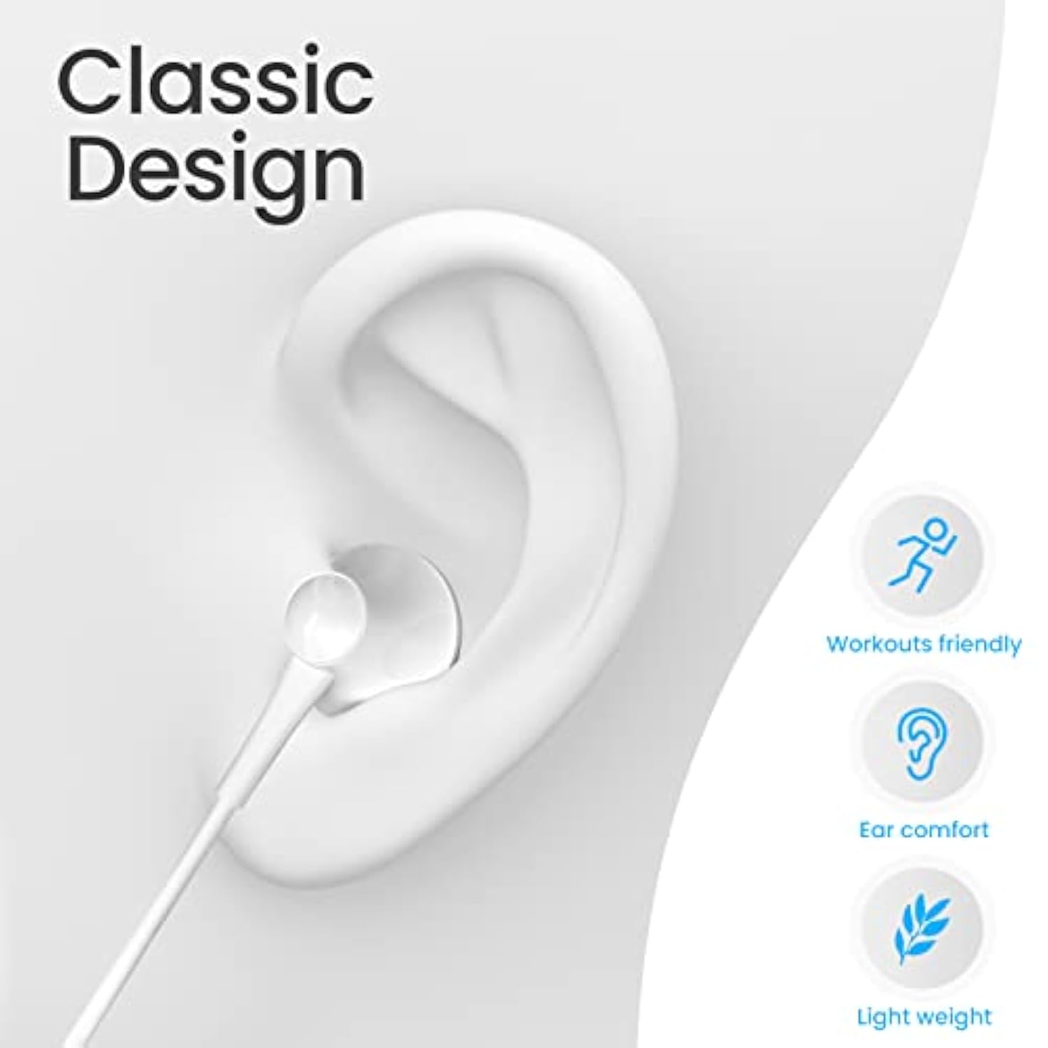 Usb C Wired Headphones 4 Pack, Type C Earbuds Hifi Stereo Earphones With Micro
