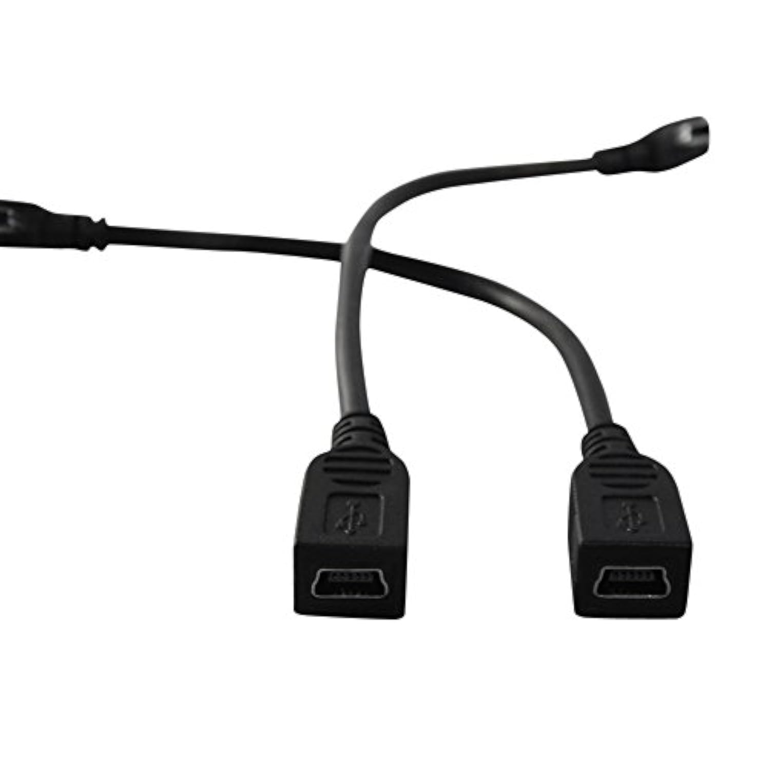 6 Inch Usb 2.0 Mini B Female To Left And Right Angle Mini B Male Extension Cables