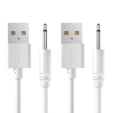 Dc Charging Cable, 2.5Mm Massager Charger Cable Charger Replacement 2.7Ft Dc Charging Cable Fast Usb Charger Cord Replacement, 2 Pack