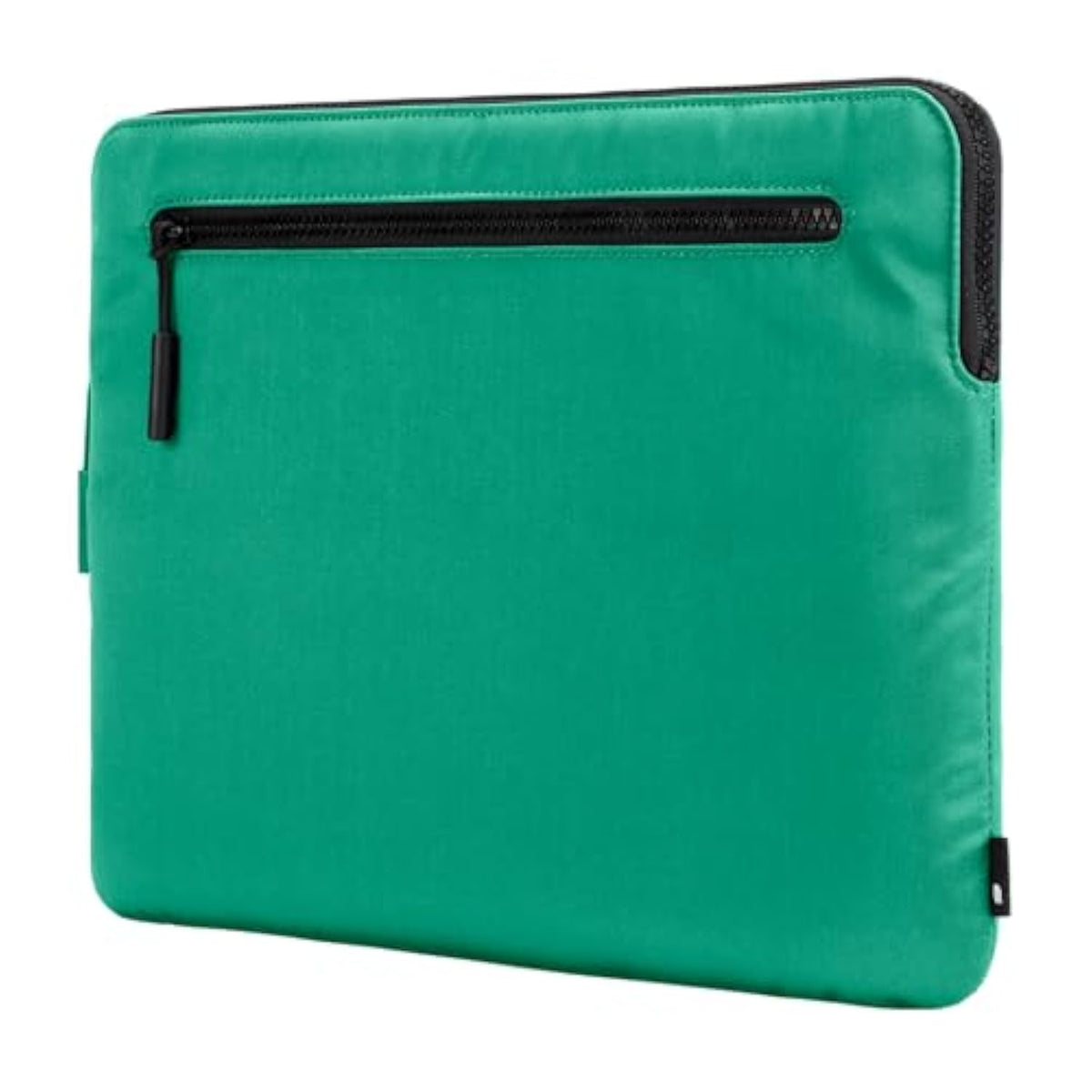 Incase Compact Laptop Sleeve with Flight Nylon - 16 Inch MacBook Pro and Laptop Case – Slim Computer Sleeve with Faux Fur Lining, Front Accessory Pocket with Zipper - Ocean Jade