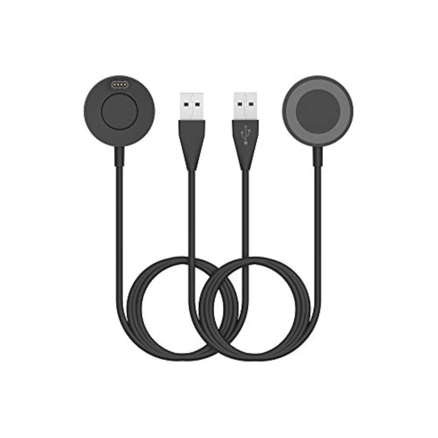 2-Pack Charger Compatible With Garmin Forerunner 165/Forerunner 55/Forerunner 570 970/Forerunner 955 965 Charger, Replacement Charging Cradle Dock For Garmin Forerunner 165 55 955 965 970 570