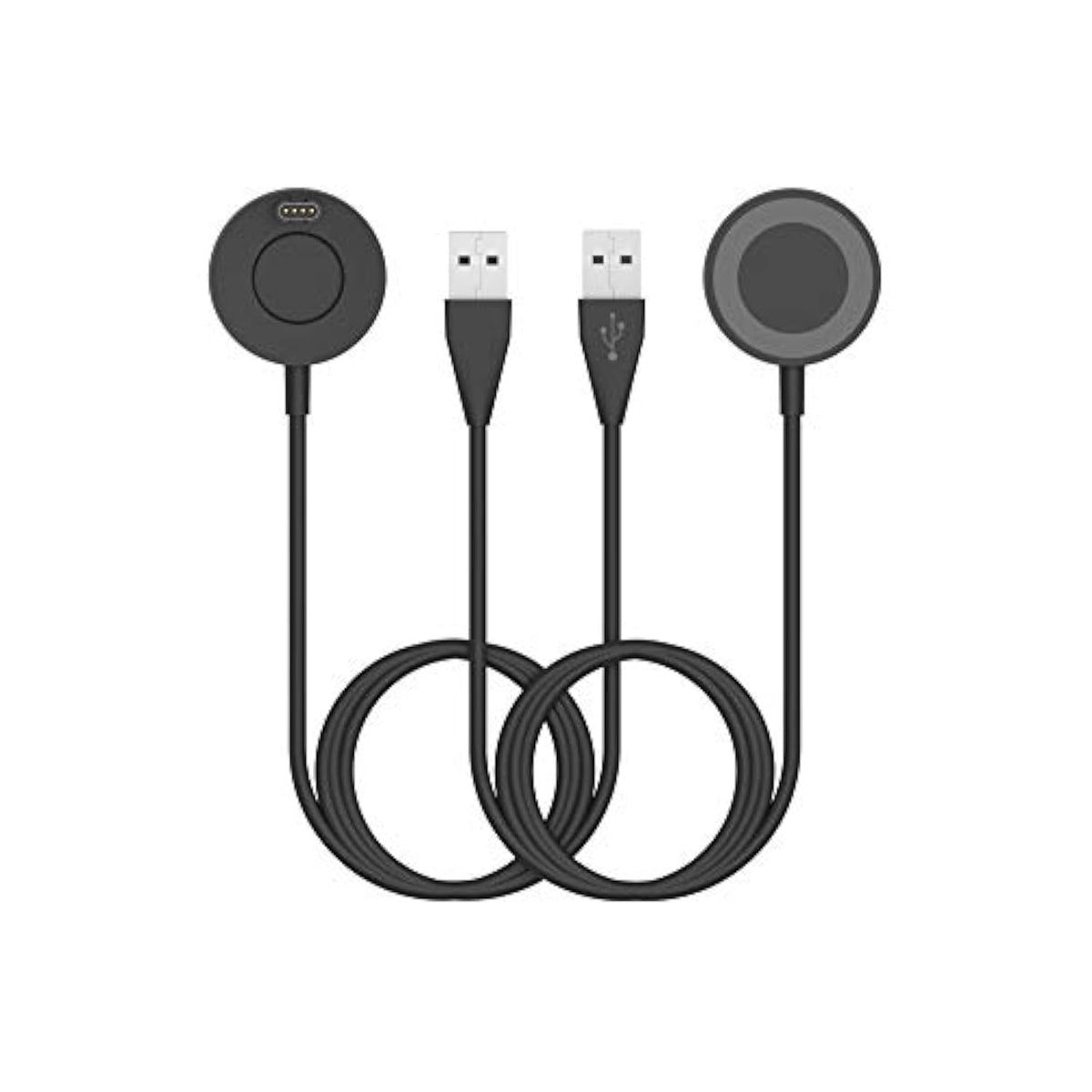 2-Pack Charger Compatible With Garmin Forerunner 165/Forerunner 55/Forerunner 570 970/Forerunner 955 965 Charger, Replacement Charging Cradle Dock For Garmin Forerunner 165 55 955 965 970 570