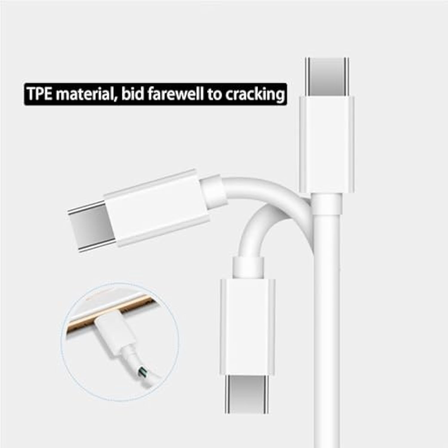 Charger Cord For Iphone 15/15 Pro/15 Plus/15 Pro Max, Usb C To Usb C Cable 5 F