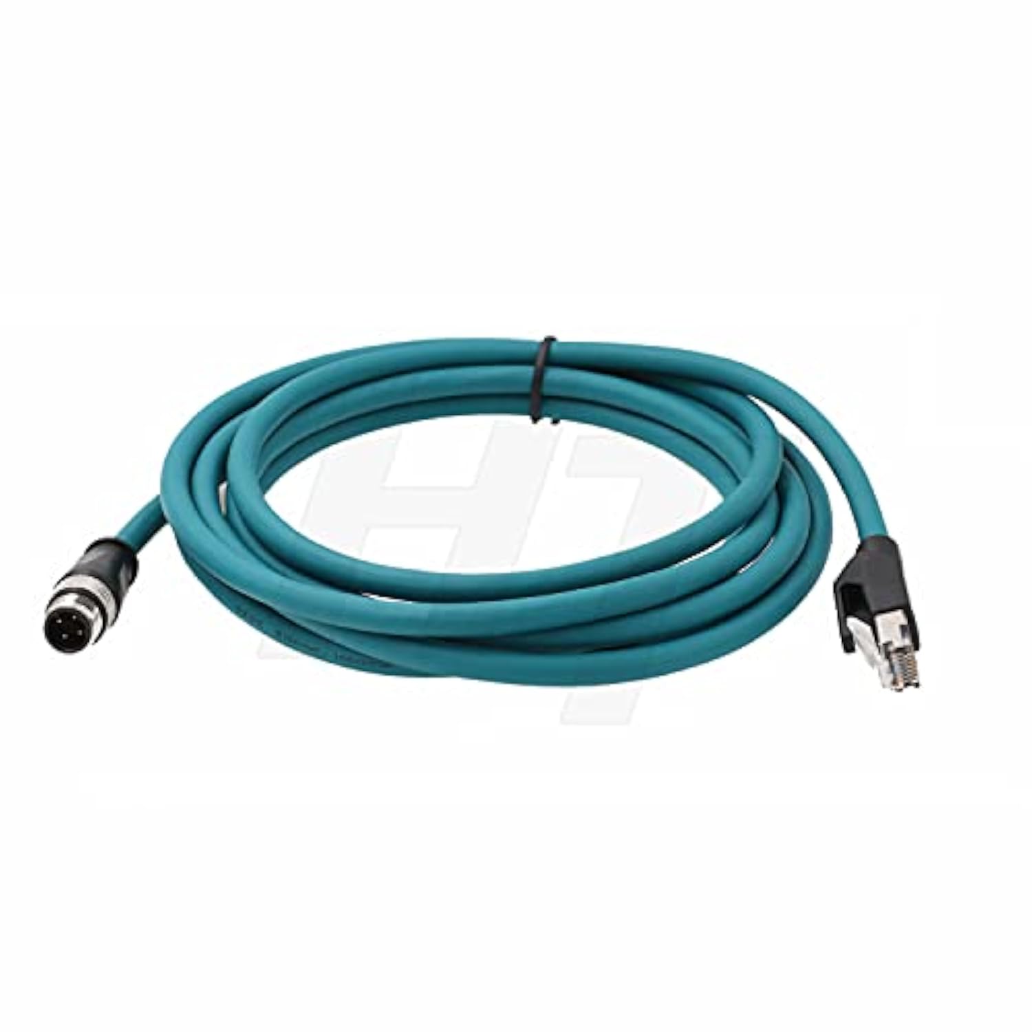 Hangton Industrial Machinery M12 4 Pin D-Code Rj45 Ethernet Power Cable, Shiel