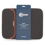 RadioShack Laptop Sleeve, 15.6 Inch, Reversible Slim Laptop Carrying Case Provides Versatile Protection for 15.6-Inch Laptops and Tablets with Capacity for Multiple Devices, Gray