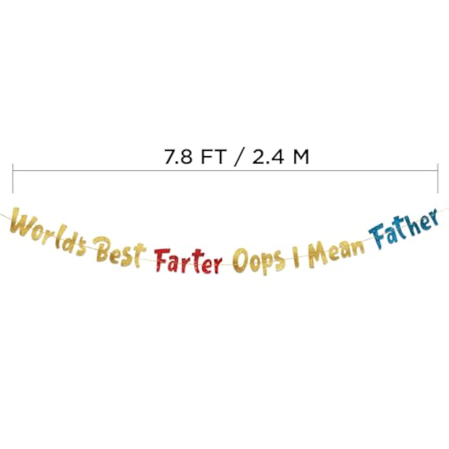 Funny Dad Birthday Banner - Dad Birthday Decorations, Ideas, Gifts, Favors And Supplies - 30Th - 35Th - 40Th - 45Th - 50Th