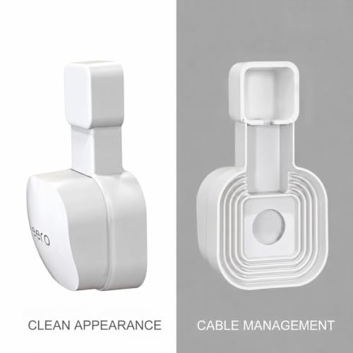 Outlet Wall Mount Only For Eero 6 & 6+ Mesh Wi-Fi System (Not For Pro 6/Pro 6E), No Messy Wires & Space Saving Outlet Holder For Eero Extender (1 Pack)