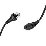 Amplifier Power Cord For Ion Block Rocker, Guitar Amp, Job Rocker, Explorer Portable Speaker System, Ion Ipa76C Ipa76A Ipa76S Ipa23 Block Party & Live 3 Prong Power Cable Replacement