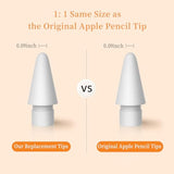 Apple Pencil Replacement Tips 6-Pack Compatible with 1st & 2nd Gen