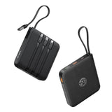 20000Mah Portable Charger With Built-In Cables, Travel Essentials, 22.5W Fast Charging Power Bank For Iphone, Phone Battery Pack For Iphone 16 15 14 13 12 11 X Samsung Galaxy Series(1 Pack)