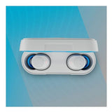 Jib True XT 2 Wireless Earbuds, Noise Isolating Bluetooth Headphones with Charging Case, Light Gray Blue